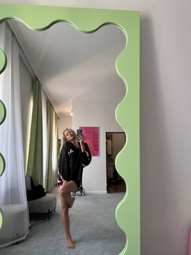 Julia Gavrilina in a swimsuit