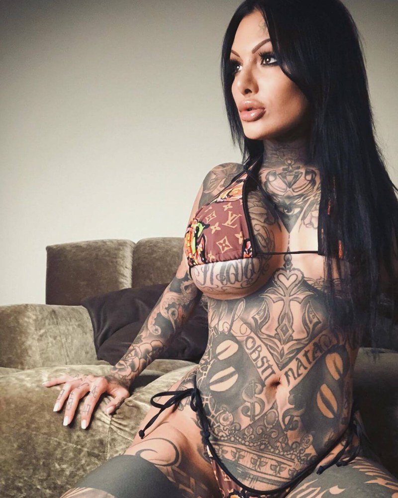 Brittney Tattoo model