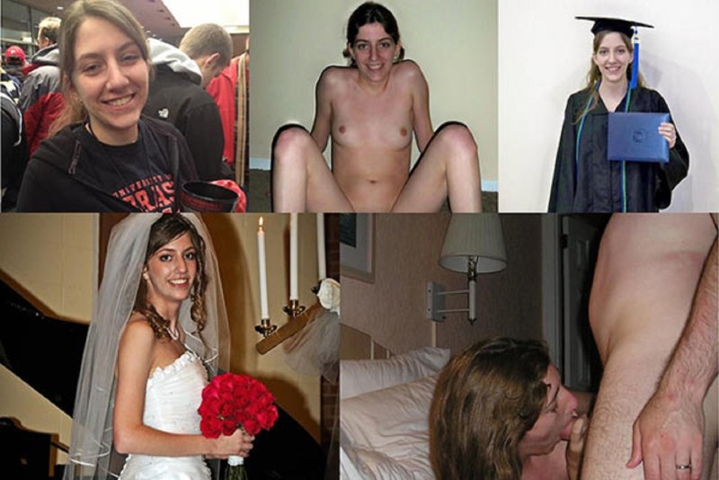 Naked bride before the wedding