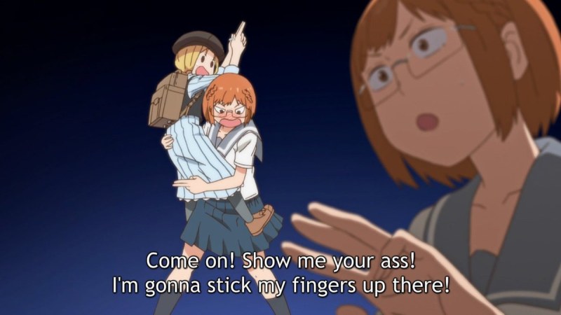 Girls cum in the ass