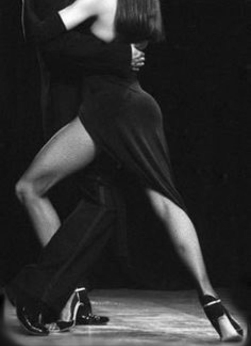 Passionate dance of the girl