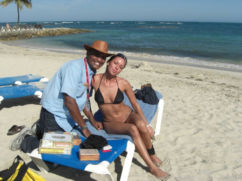 Wife on vacation