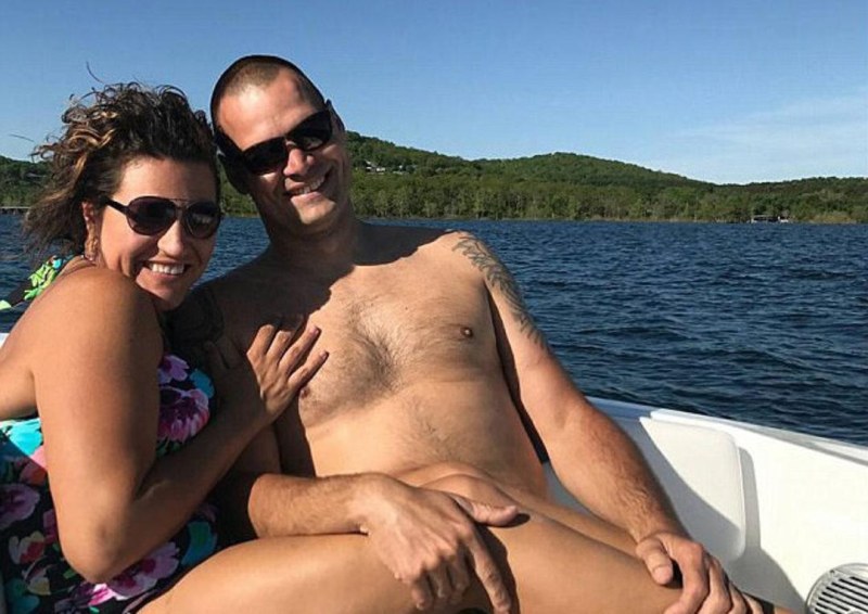 Men on a nudist beach