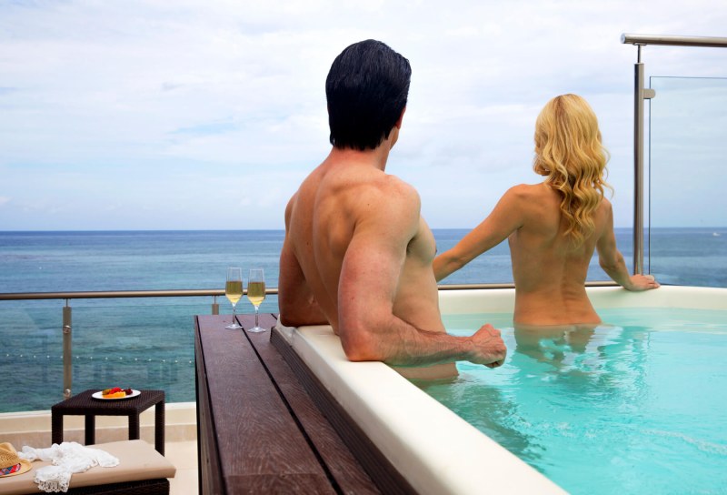 Nudist hotel