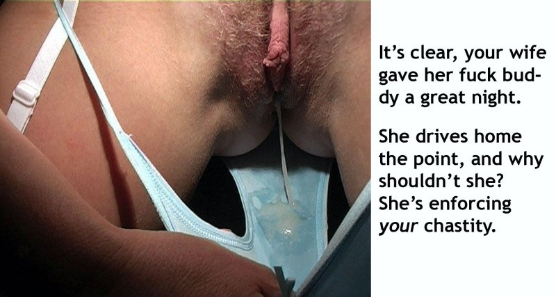 Women's panties in grease