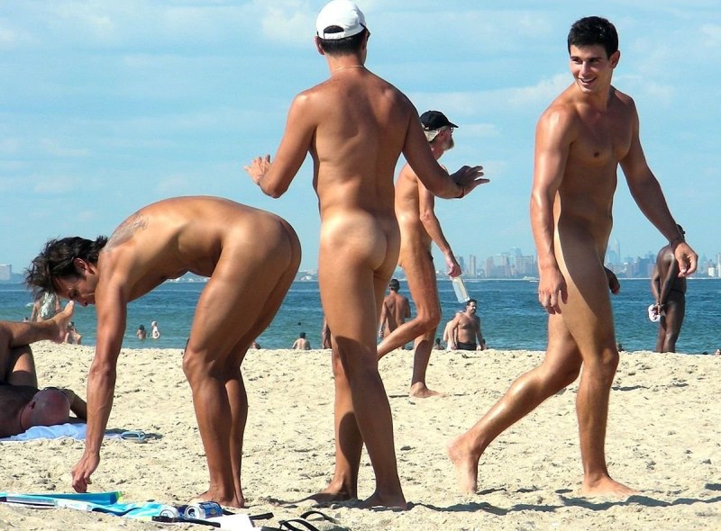 Boys naked on the beach dressed