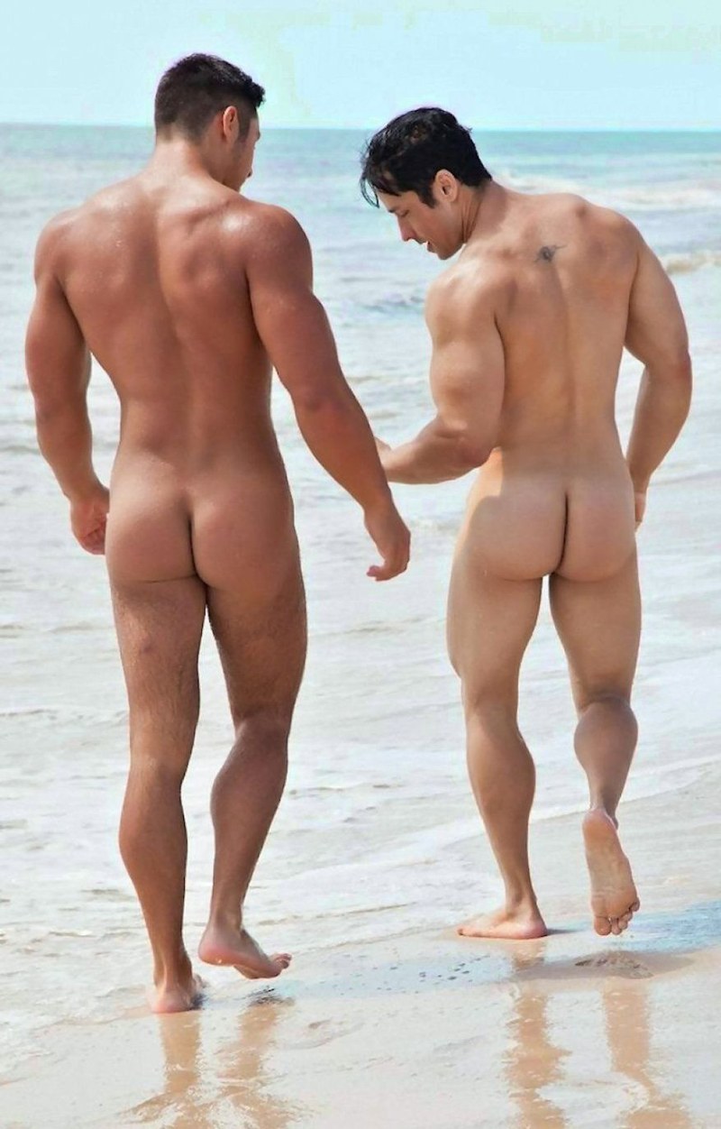 Boys and boys nude on the beach