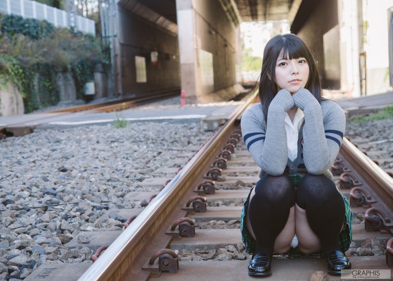 Japanese schoolgirls in transport