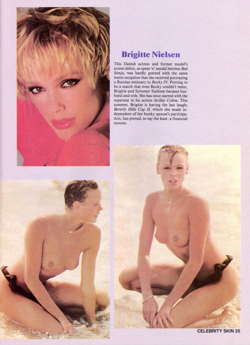 Naked Bridget Nielsen was pissed