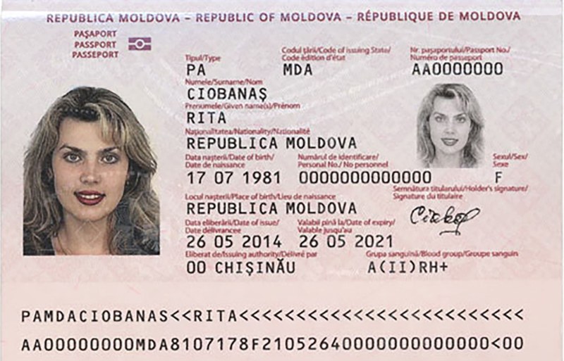 Moldavian driver’s license