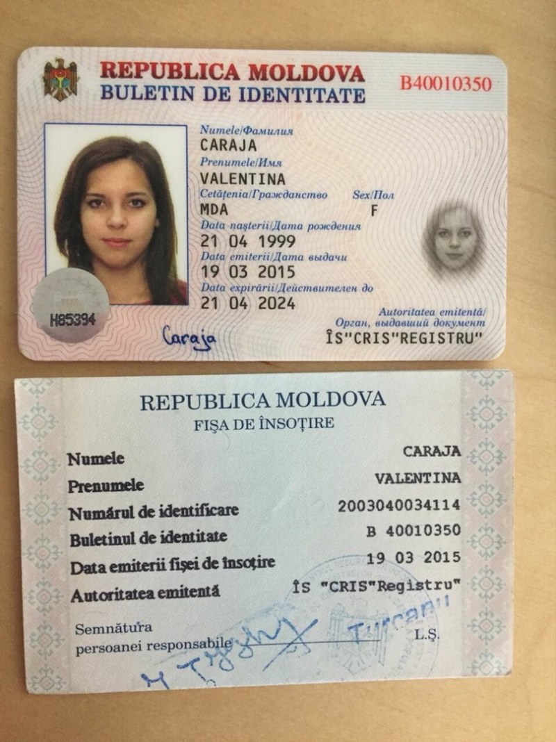 Passport Moldova