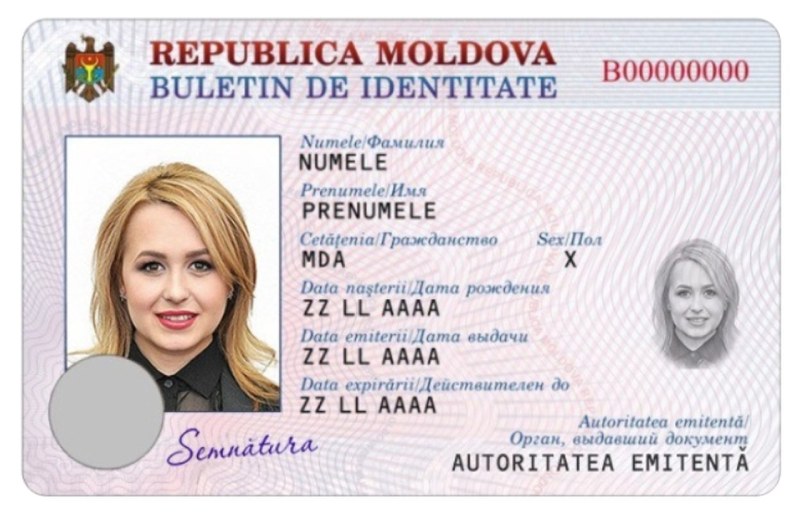 Buletin Moldova Passport