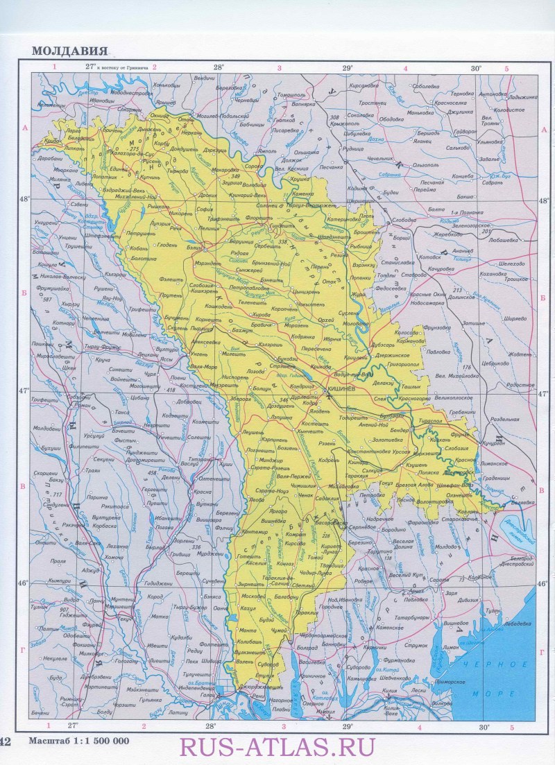 Republica Moldova map