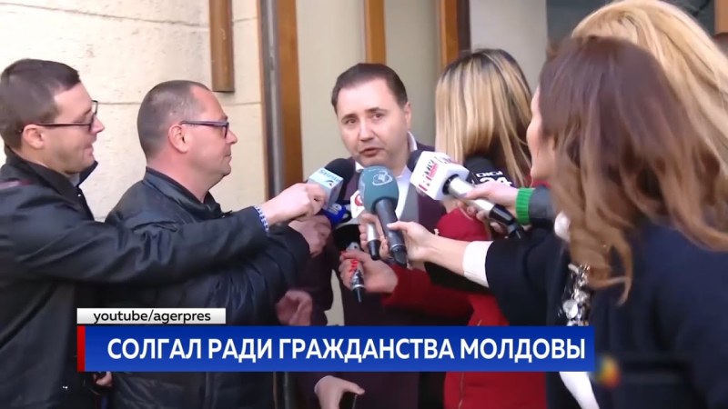 Contour map of Moldova