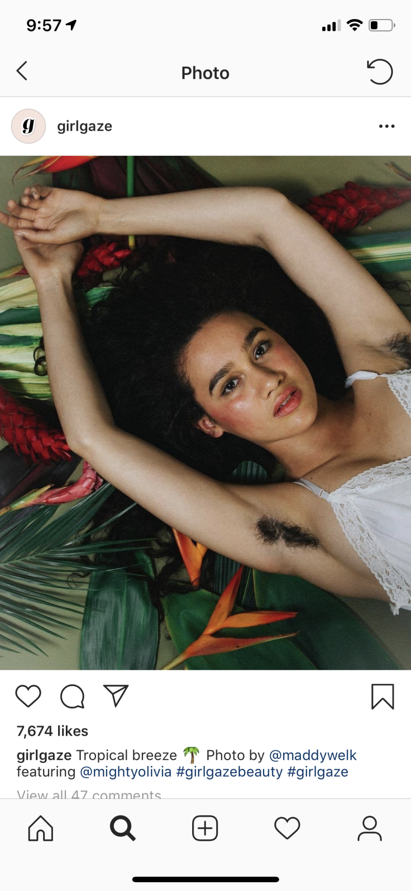 Girls with not shaved legs