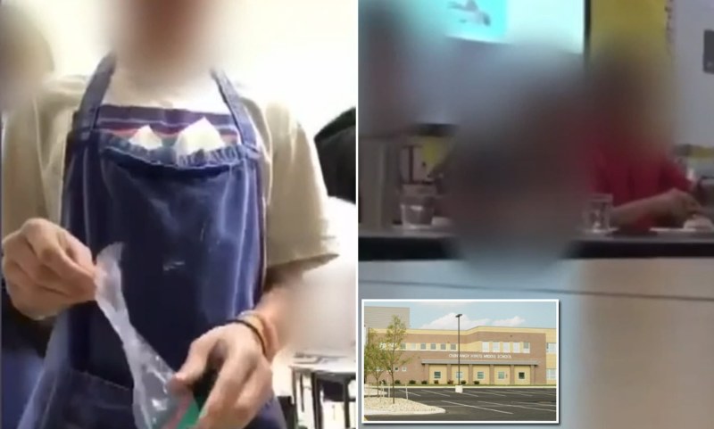 Throwing Semen On Food