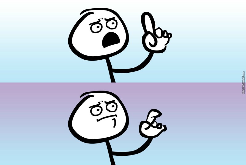 The meme wanted to say but changed his mind