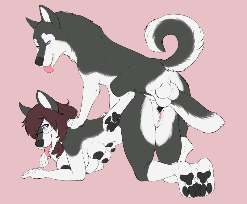 The hairy Eskimosk is naked