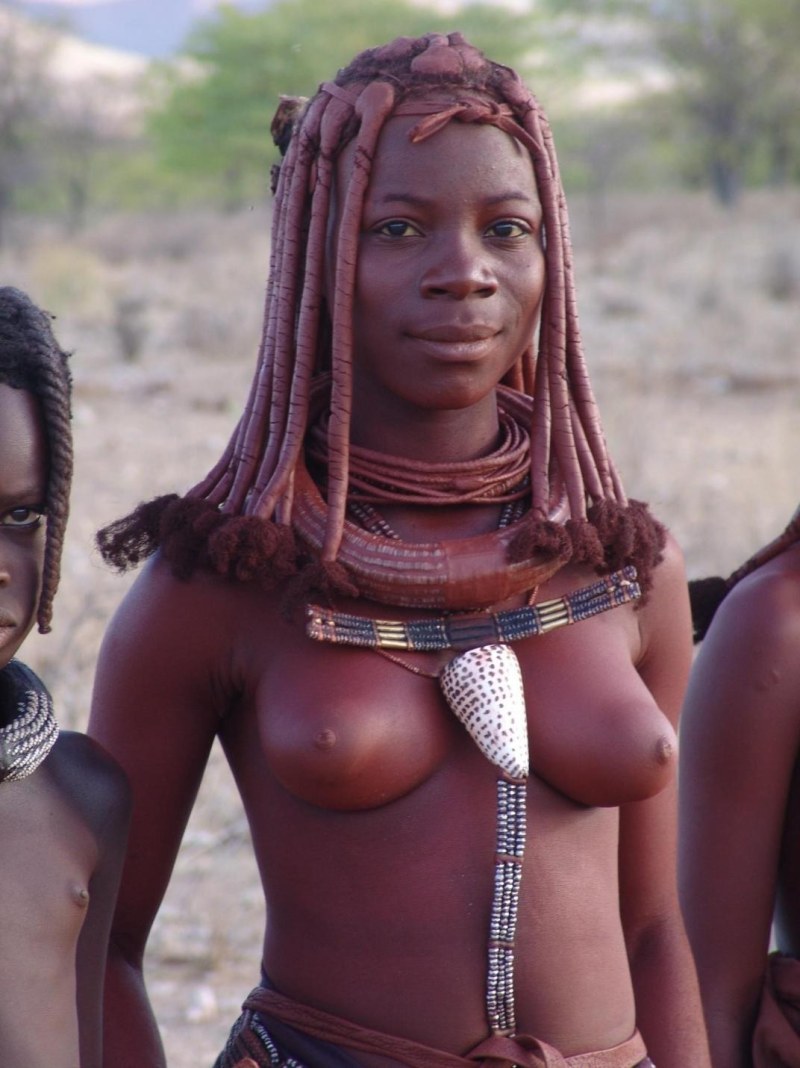 Naked women of African tribes