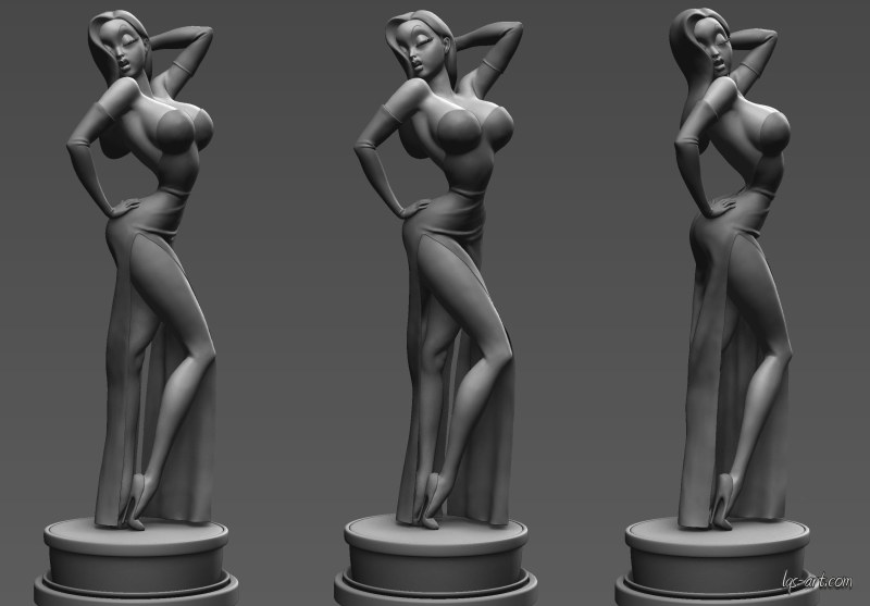 Jessica Rabbit 3D model
