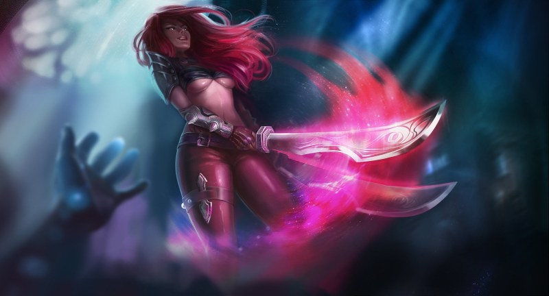 Katarina lol splash art