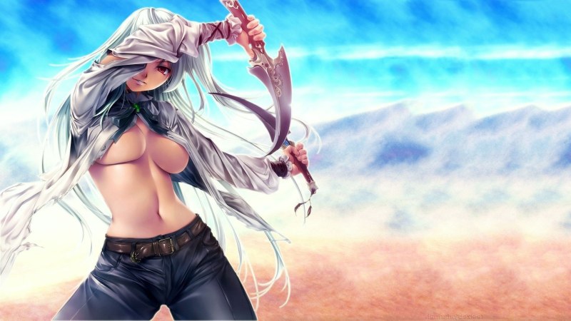 Wallpaper of the girl's anime