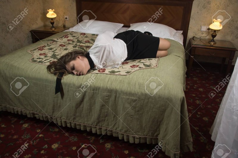 Female Clining Girl strangles her girlfriend