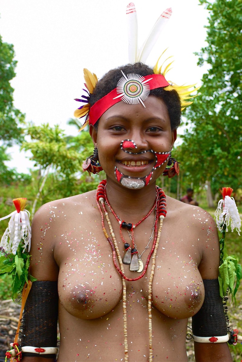 Naked women of wild tribes
