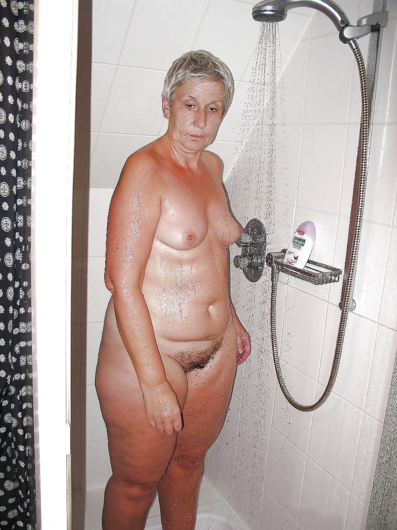 Older women in shower