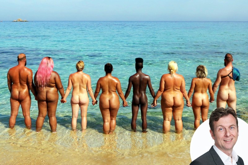 British reality show "Naked Beach"