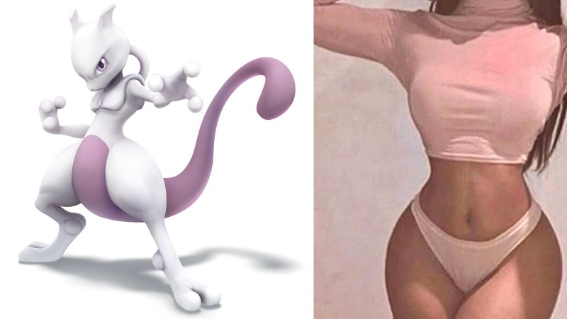Mewtwo Shaped Girls