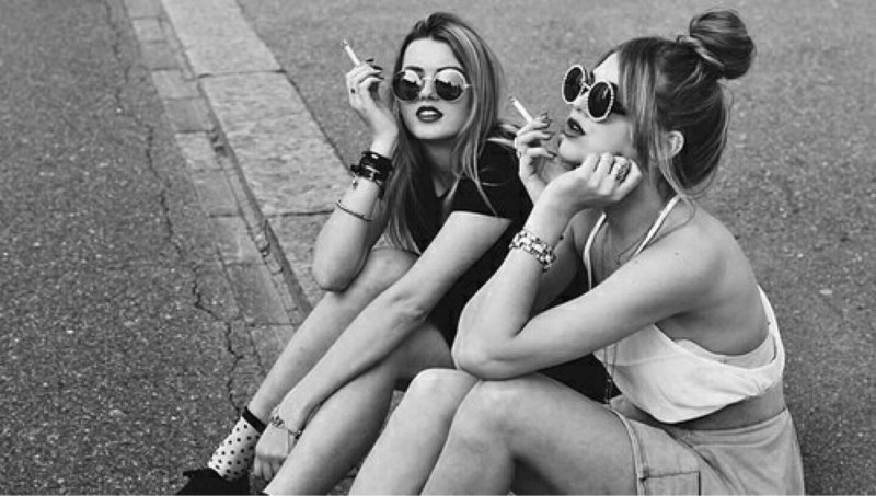 Neon abstraction on a black background