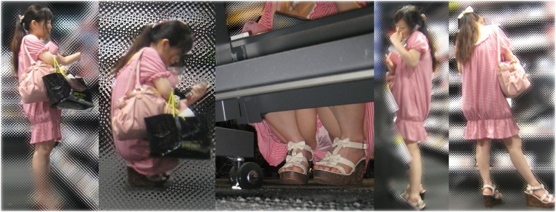 Schoolgirls in pantyhose without a skirt