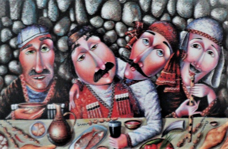 Zurab Martiashvili Georgian feast