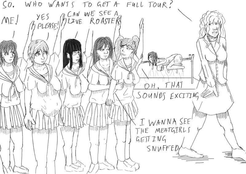 Women Hanging Noose Gallows and Air Dancing