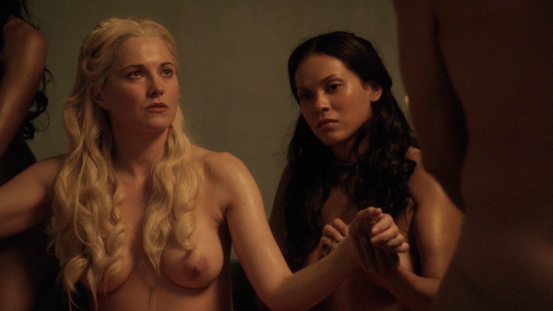 Lucy Lawless Spartak Erotic scenes