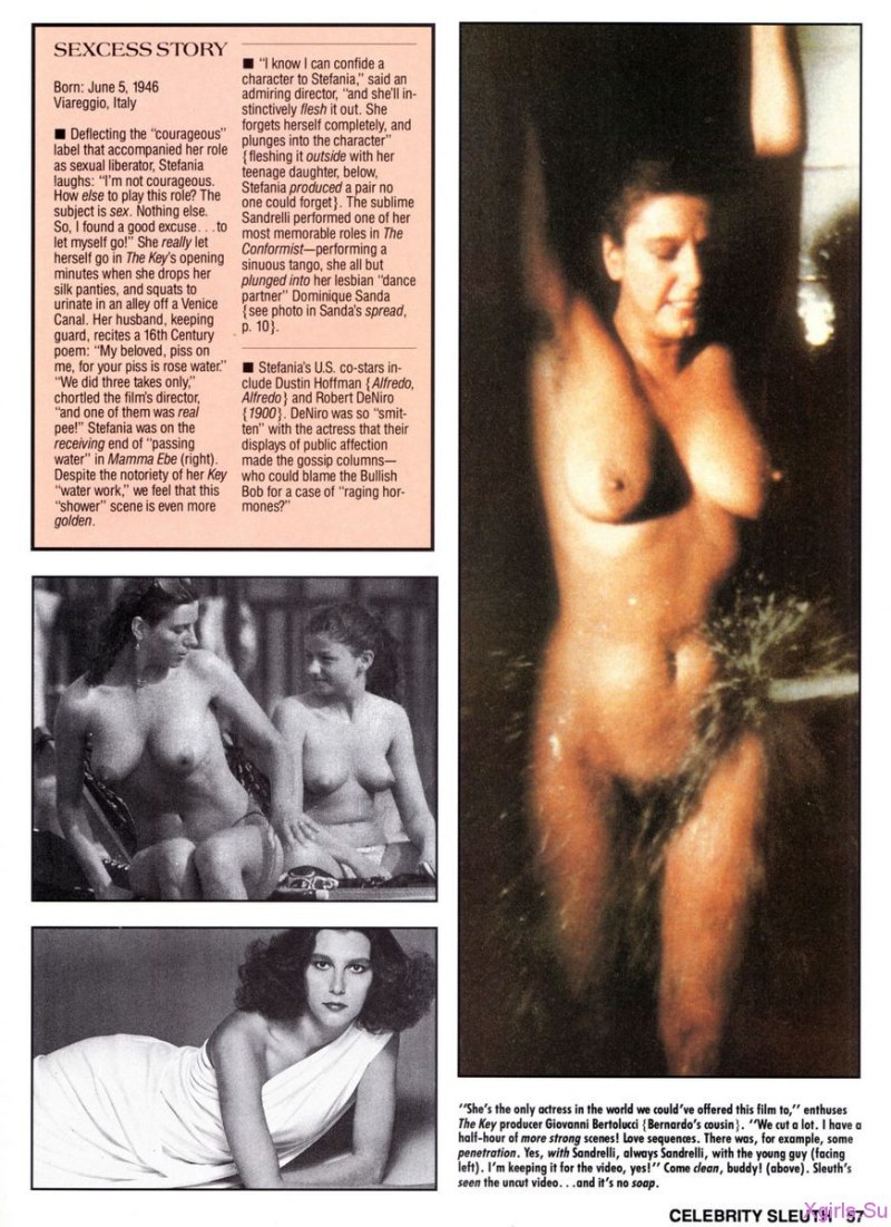 Italian actresses Nude Stefania Sandrelli