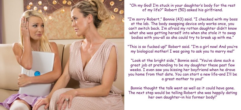 Mother and daughter Captions