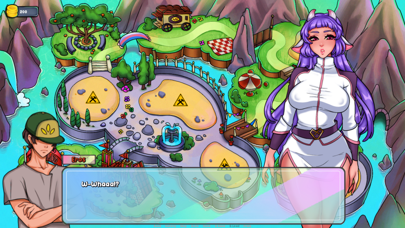 Breeding a chest in a cafe