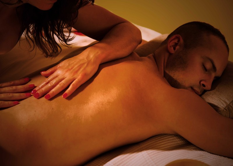 Erotic massage to a man