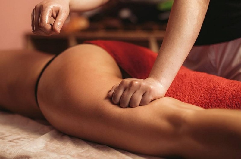 Massage of the buttocks