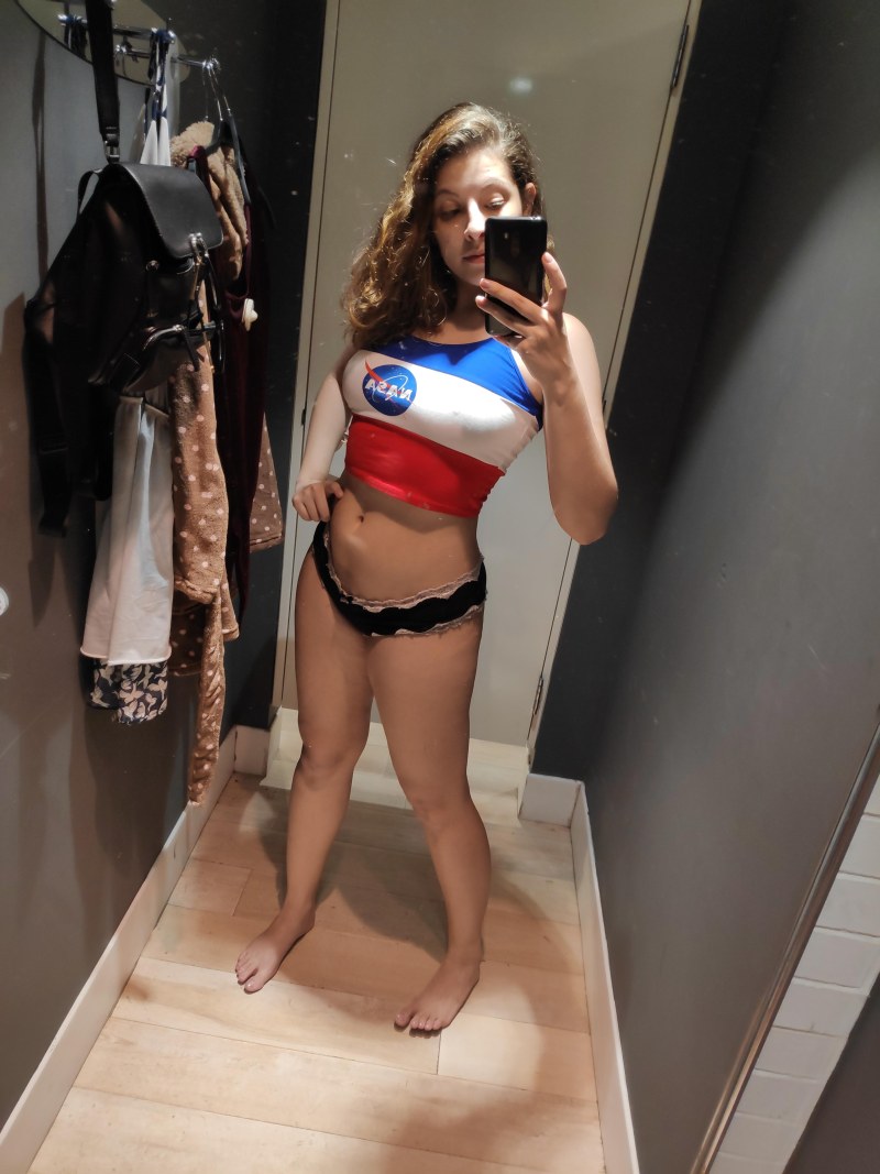 Women's locker room at school