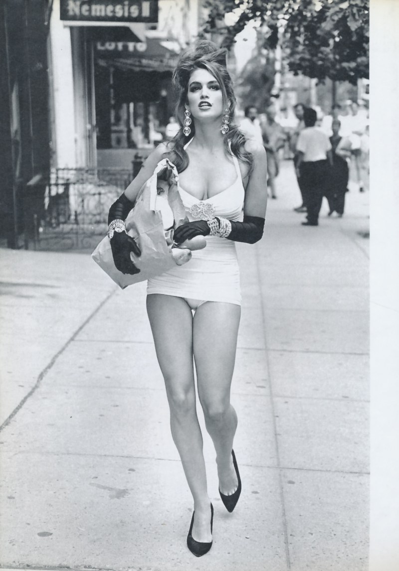 Cindy Crawford in shorts 1990