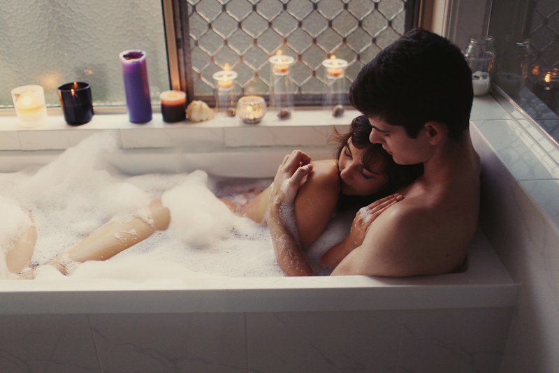 Romance in the bath