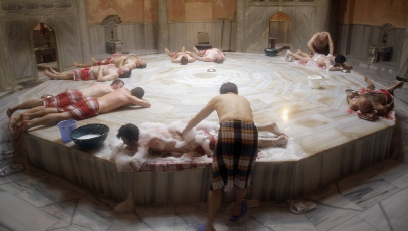 Anime girl in the bathroom