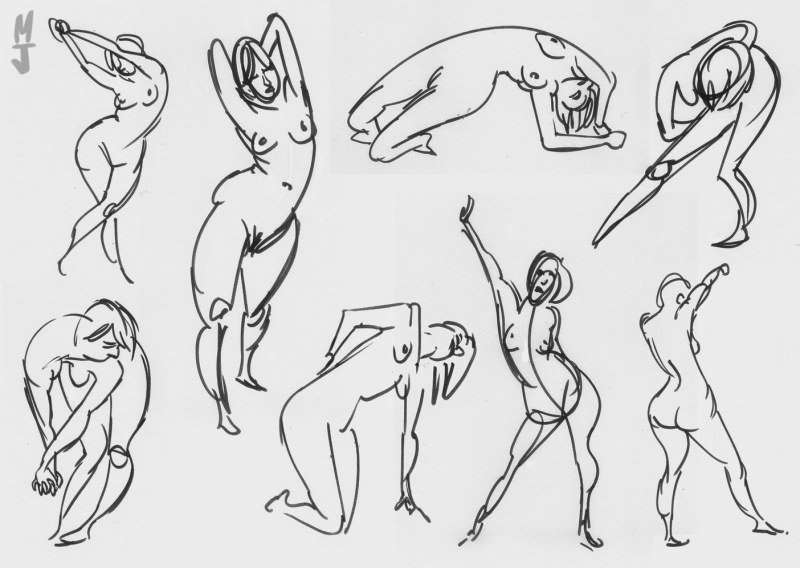 Angles for an erotic photo shoot