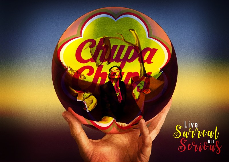 Pop art girl with glasses