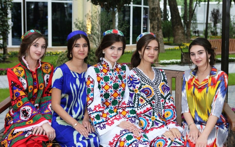 National costume of Chakan Tajikistan