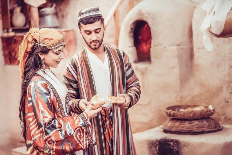 Tajik style photo shoot