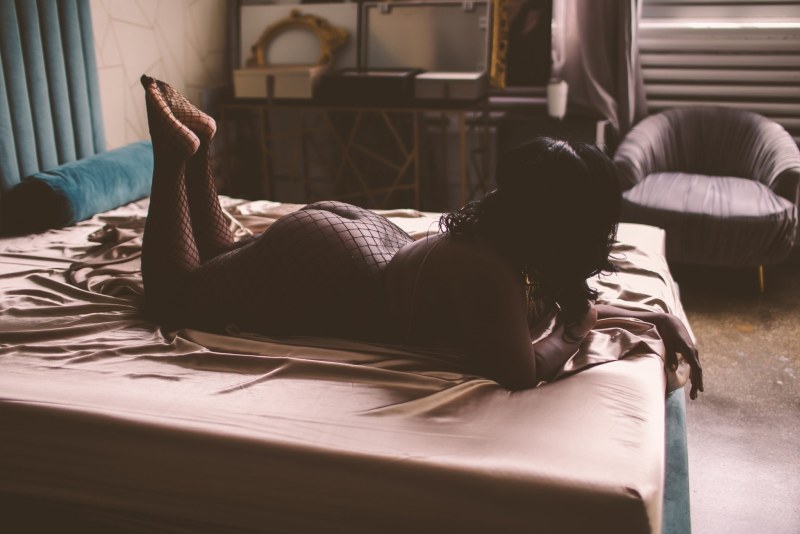 Mature NL in anticipation of pleasure